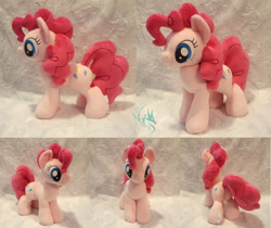 Size: 1280x1074 | Tagged: safe, artist:fire-topaz, pinkie pie, pony, irl, photo, plushie, solo