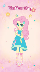 Size: 1024x1820 | Tagged: safe, fluttershy, equestria girls, cute, official, shyabetes