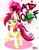 Size: 773x1000 | Tagged: safe, artist:clouddg, roseluck, earth pony, pony, bad wolf, female, mare, solo, two toned mane, white coat