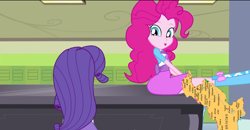 Size: 1280x668 | Tagged: safe, edit, edited screencap, screencap, pinkie pie, equestria girls, rainbow rocks, pakistan, pinkie on a piano, wat