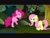 Size: 480x360 | Tagged: safe, screencap, fluttershy, pinkie pie, pegasus, pony, bridle gossip, bipedal, dancing, duo, evil enchantress, spitty pie