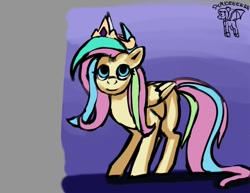 Size: 680x525 | Tagged: safe, artist:warskunk, fluttershy, pegasus, pony, celestia costume, cosplay, costume, female, mare, shylestia, solo