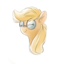 Size: 2000x2000 | Tagged: safe, artist:vistamage, applejack, earth pony, pony, adorkable, cute, dork, eyes closed, female, glasses, high res, jackabetes, mare, nerd, simple background, smiling, solo, white background