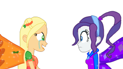 Size: 1280x720 | Tagged: safe, artist:gouhlsrule, artist:nackliza, artist:user15432, applejack, rarity, human, equestria girls, alternate hairstyle, believix, clothes, crossover, element of generosity, element of honesty, fairies, fairies are magic, fairy, fairy wings, hairstyle, hasbro, hasbro studios, headband, humanized, orange wings, ponytail, purple wings, rainbow s.r.l, winged humanization, wings, winx club