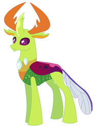 Size: 520x690 | Tagged: safe, artist:janethepegasus, thorax, changedling, changeling, alternate universe, changeling king, king thorax, simple background, white background