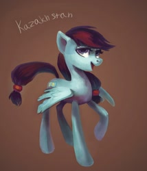 Size: 878x1024 | Tagged: safe, artist:holivi, kazakhstan, nation ponies, ponified, solo