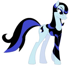 Size: 535x497 | Tagged: source needed, safe, artist:erik641, pony, batman, batman beyond, inque, ponified, simple background, white background