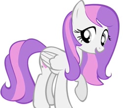 Size: 705x618 | Tagged: safe, oc, oc only, oc:amethyst lullaby, pegasus, pony, pose, simple background, solo, white background