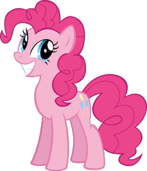 Size: 8800x10219 | Tagged: safe, artist:mrkat7214, pinkie pie, earth pony, pony, absurd resolution, cute, female, grin, mare, simple background, smiling, solo, transparent background, vector