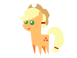 Size: 3182x2374 | Tagged: safe, artist:aborrozakale, applejack, earth pony, pony, high res, pointy ponies, simple background, solo, transparent background