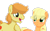 Size: 1024x632 | Tagged: safe, artist:sapphireartemis, applejack, braeburn, earth pony, pony, applecest, blushing, braejack, female, incest, male, missing accessory, shipping, simple background, story included, straight, transparent background