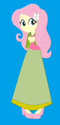 Size: 288x595 | Tagged: safe, artist:starman1999, fluttershy, equestria girls, base used, clothes, long skirt, skirt, solo