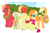 Size: 1000x666 | Tagged: safe, alternate version, artist:darkodraco, apple bloom, applejack, big macintosh, bright mac, granny smith, pear butter, earth pony, pony, apple bloom's cutie mark, apple family, apple siblings, apple sisters, apple tree, bow, brother and sister, cowboy hat, exploitable meme, eye clipping through hair, eyes closed, family, father and child, father and daughter, father and son, female, filly, freckles, grandmother and grandchild, grandmother and granddaughter, grandmother and grandson, hair bow, hat, husband and wife, male, mare, meme, mother and child, mother and daughter, mother and daughter-in-law, mother and son, obtrusive watermark, open mouth, parent and child, siblings, sisters, smiling, stallion, the whole apple family, tree, unshorn fetlocks, wall of tags, watermark