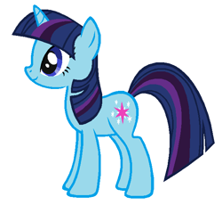 Size: 610x562 | Tagged: safe, artist:3d4d, twilight sparkle, unicorn, base used, recolor, simple background, white background