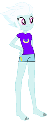 Size: 1309x3231 | Tagged: safe, artist:jawsandgumballfan24, fleetfoot, equestria girls, barefoot, base used, clothes, equestria girls-ified, feet, pajamas, shirt, shorts, simple background, t-shirt, white background