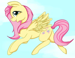 Size: 769x591 | Tagged: safe, artist:lirazio, fluttershy, pegasus, pony, female, mare, solo