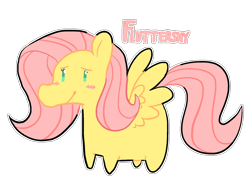 Size: 1024x754 | Tagged: safe, artist:snowolive, fluttershy, pegasus, pony, blushing, chibi, female, mare, simple background, smiling, solo, spread wings, transparent background, wings