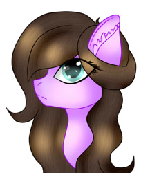 Size: 533x615 | Tagged: safe, artist:cindydreamlight, oc, oc only, pony, bust, female, mare, portrait, simple background, solo, white background