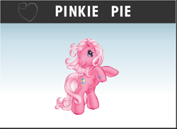 Size: 692x505 | Tagged: safe, pinkie pie, pinkie pie (g3), earth pony, pony, g3, female, rearing, solo, super smash bros., text