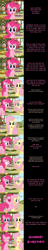 Size: 2000x10400 | Tagged: safe, artist:mlp-silver-quill, fluttershy, pinkie pie, earth pony, pegasus, pony, comic:pinkie pie says goodnight, comic, dialogue, duo, female, hug, looking at you, mare, ponyville, starry eyes, surprised, talking to viewer, wingding eyes