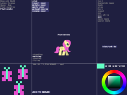 Size: 1024x768 | Tagged: safe, fluttershy, pegasus, pony, development, game, plat world, project, solo