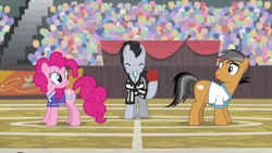 Size: 1920x1080 | Tagged: safe, screencap, lucky clover, pinkie pie, quibble pants, earth pony, pony, common ground