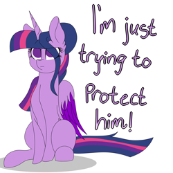 Size: 3000x3000 | Tagged: safe, artist:tomboygirl45, twilight sparkle, twilight sparkle (alicorn), alicorn, pony, ask, high res, princessponk, simple background, sitting, solo, tumblr, white background