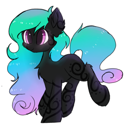 Size: 1400x1400 | Tagged: safe, artist:heddopen, oc, oc only, earth pony, pony, female, mare, simple background, solo, swirly markings, tattoo, white background