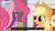 Size: 635x354 | Tagged: safe, screencap, applejack, pinkie pie, earth pony, pony, party of one, caption, implied shipping, kissing, subtitles, translation