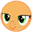 Size: 32x32 | Tagged: safe, applejack, earth pony, pony, bedroom eyes, emoticon, hatless, mlpforums, picture for breezies, smiling, solo