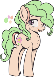 Size: 772x1099 | Tagged: safe, artist:wildrose, oc, oc only, earth pony, pony, design, female, flower, mare, practice, simple background, solo, white background