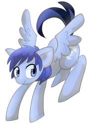 Size: 877x1200 | Tagged: safe, artist:bbtasu, oc, oc only, pegasus, pony, female, mare, simple background, solo, white background