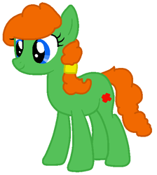 Size: 474x528 | Tagged: safe, artist:blueberry-mlp, oc, oc:honey dawn, earth pony, pony, female, mare, simple background, solo, white background