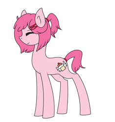 Size: 2920x3112 | Tagged: safe, artist:angellstarcake, oc, oc:fairy cake, earth pony, pony, female, high res, mare, simple background, solo, white background