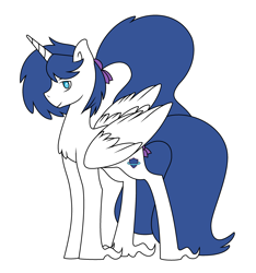 Size: 2728x2912 | Tagged: safe, artist:angellstarcake, oc, oc:shining shield, alicorn, pony, high res, male, simple background, solo, stallion, white background