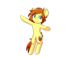 Size: 500x375 | Tagged: safe, artist:sugarberry, oc, oc only, oc:firefox, pony, animated, bipedal, browser ponies, cute, daaaaaaaaaaaw, female, firefox, frame by frame, gif, mare, mozilla, simple background, smiling, solo, spinning, sugarberry is trying to murder us, white background