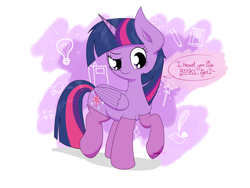 Size: 2048x1536 | Tagged: safe, artist:kimjoman, twilight sparkle, twilight sparkle (alicorn), alicorn, pony, clothes, cute, female, looking at you, simple background, socks, solo, text, white background