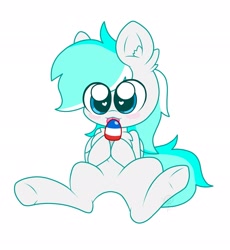 Size: 1881x2048 | Tagged: safe, artist:kittyrosie, oc, oc:frostyee, pegasus, pony, cute, heart eyes, male, simple background, sitting, solo, stallion, white background, wingding eyes