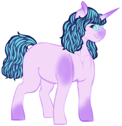 Size: 1024x1059 | Tagged: safe, artist:midnight-drip, oc, oc:juliette, pony, unicorn, female, mare, offspring, parent:princess cadance, parent:shining armor, parents:shiningcadance, simple background, solo, white background