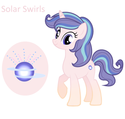 Size: 1908x1808 | Tagged: safe, artist:galaxysparkleyt, oc, oc:solar swirls, pony, unicorn, base used, female, mare, offspring, offspring's offspring, parent:oc:starbreaker, parent:oc:sunlay, parents:oc x oc, parents:starlay, simple background, solo, white background