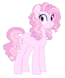 Size: 1641x1968 | Tagged: safe, artist:darlyjay, oc, oc:pocky pie, earth pony, pony, female, mare, offspring, parent:pinkie pie, parent:pokey pierce, parents:pokeypie, simple background, solo, white background