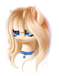 Size: 1097x1407 | Tagged: safe, artist:bastet-catmew, oc, oc:serafima, pony, bust, female, mare, portrait, simple background, solo, white background