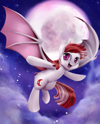 Size: 3245x4017 | Tagged: safe, artist:pridark, oc, oc only, bat pony, pony, solo