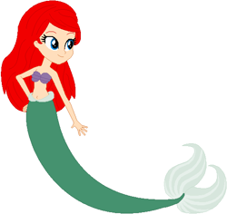 Size: 520x491 | Tagged: safe, artist:selenaede, artist:user15432, mermaid, equestria girls, ariel, barely eqg related, base used, crossover, disney, disney princess, equestria girls style, equestria girls-ified, fins, hasbro, hasbro studios, mermaid princess, mermaid tail, seashell bra, simple background, tail, the little mermaid, white background