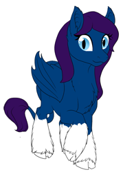 Size: 529x737 | Tagged: safe, artist:mythpony, oc, oc:diamond dancer, bat pony, pony, body markings, cloven hooves, female, leonine tail, mare, simple background, solo, white background