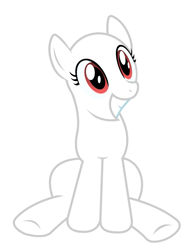 Size: 719x937 | Tagged: safe, artist:darkstorm619, derpibooru exclusive, oc, oc only, oc:beyondy supreme, no mane, no tail, simple background, sitting, solo, white background