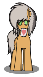 Size: 1113x2004 | Tagged: safe, artist:nguyendeliriam, oc, oc:deliriam, earth pony, pony, front view, heart, letter, looking at you, simple background, white background