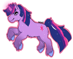 Size: 800x645 | Tagged: safe, artist:kittycoot, twilight sparkle, pony, unicorn, female, mare, simple background, solo, white background