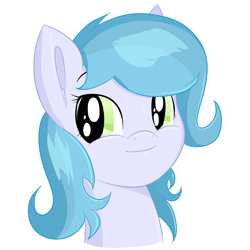 Size: 2750x2750 | Tagged: safe, artist:pagecartoons, oc, pony, female, happy, head, mare, simple background, smiling, solo, unnamed oc, white background