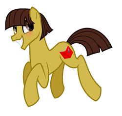 Size: 845x797 | Tagged: safe, artist:mariella999, oc, oc only, earth pony, pony, base used, simple background, solo, white background